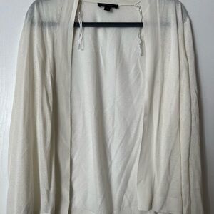 Ann Taylor Cream Women's Cardigan